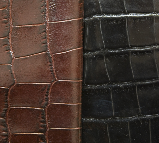 Croco Finish Leather 01